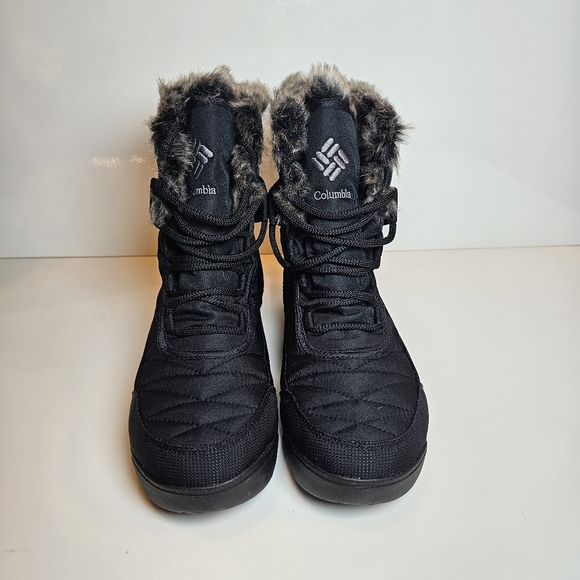 Columbia Women's Black Quilted Winter Boots Size 10.5 - Picture 3 of 11